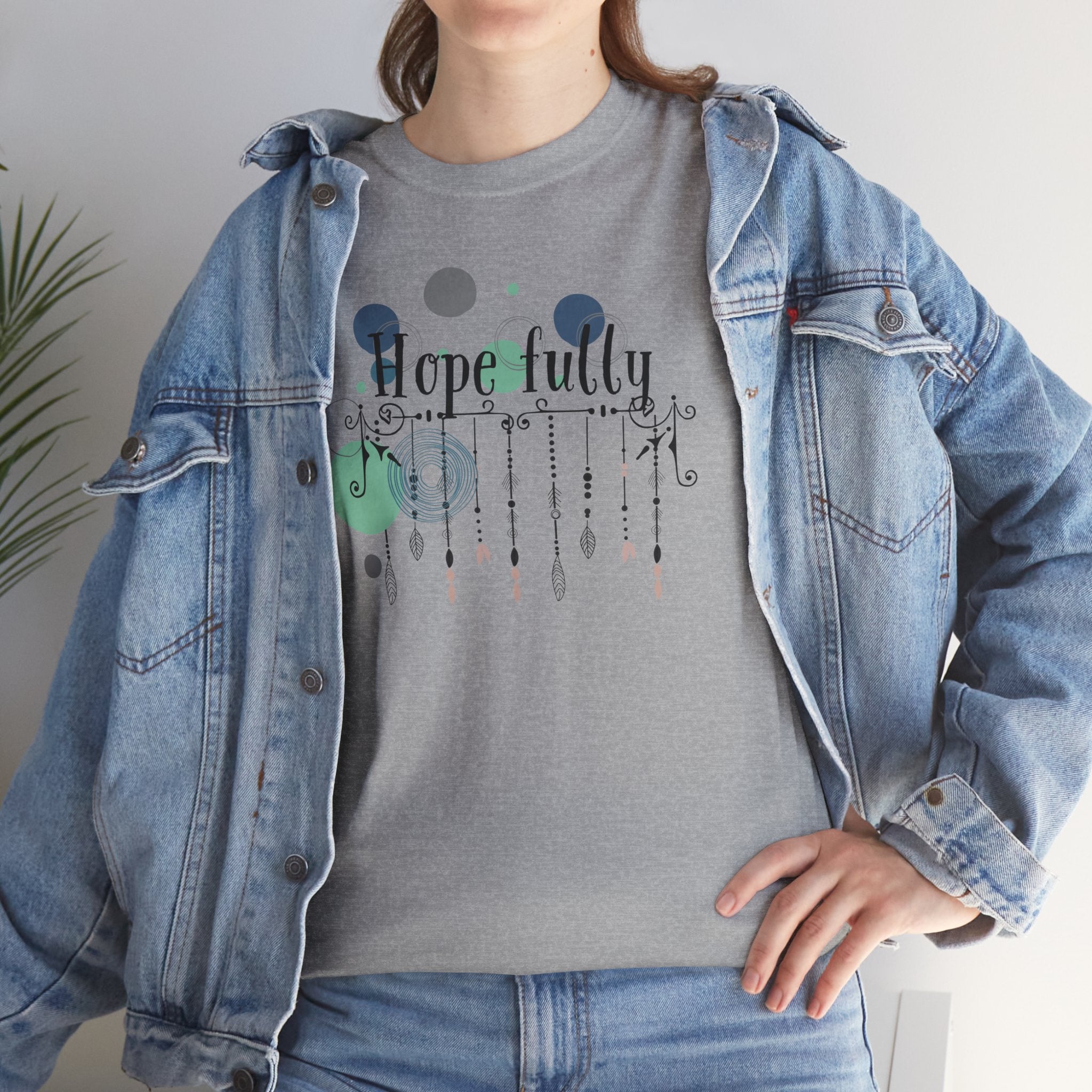 Dark Design Unisex Tee - Hope Fully - Fun Aesthetic T-shirt