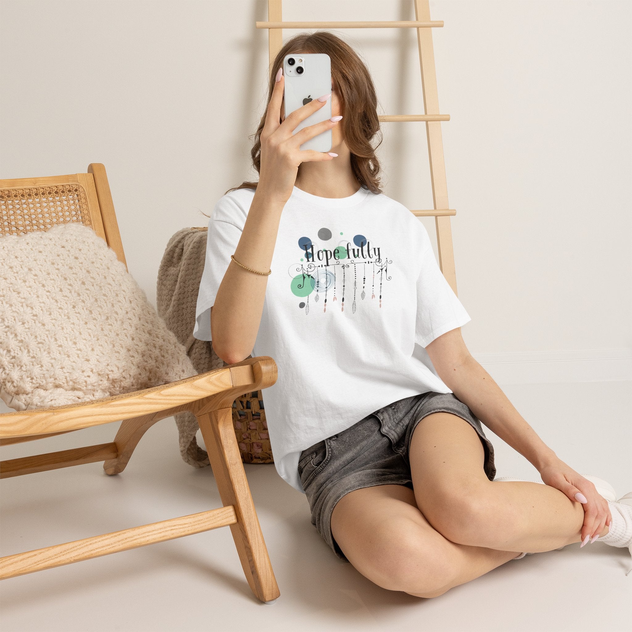 Dark Design Unisex Tee - Hope Fully - Fun Aesthetic T-shirt